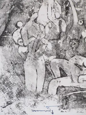 Wim Motz - Jazz-scene - Litho kopen? Bied vanaf 1!