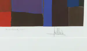 Ton Schulten - Zeefdruk, Avondrood - Ingelijst (Groot!) kopen? Bied vanaf 500!