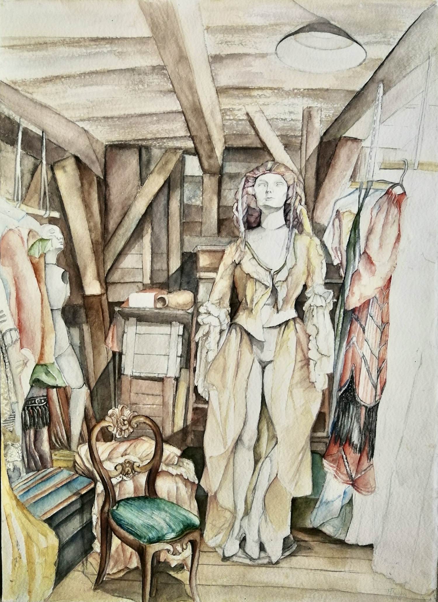 Salome Franken - Aquarel kopen? Bied vanaf 10!