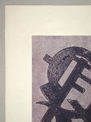 Henri Kerels - Composition abstrait - 1953 - Originele ets met aquatint gesigneerd kopen? Bied vanaf 80!