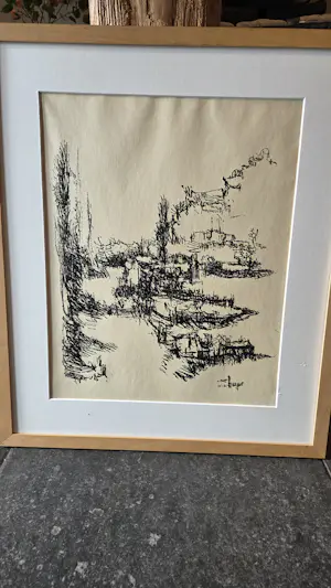 Buy Wim Burger - Waterlandschap? Bid from 35!
