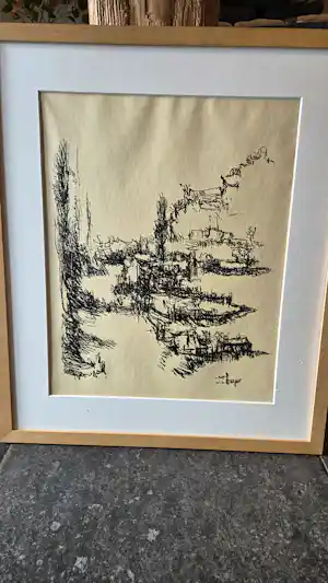 Buy Wim Burger - Waterlandschap? Bid from 35!