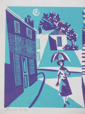 Herman Berserik - Mesnil-le-Roi - Kleurenlitho kopen? Bied vanaf 90!