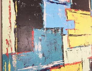 John Foppen - Multi Colours Symphony ........ # K02 . XL. GROOT. kopen? Bied vanaf 185!