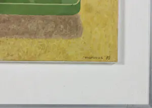 Rien Scholten - Olieverf op paneel, Luchtspiegeling - Ingelijst kopen? Bied vanaf 200!