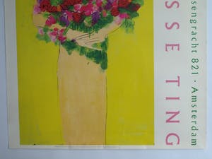 Walasse Ting - Gesigneerd affiche Gallery Delaive , I bought these Flowers on the Market - 1988 kopen? Bied vanaf 50!