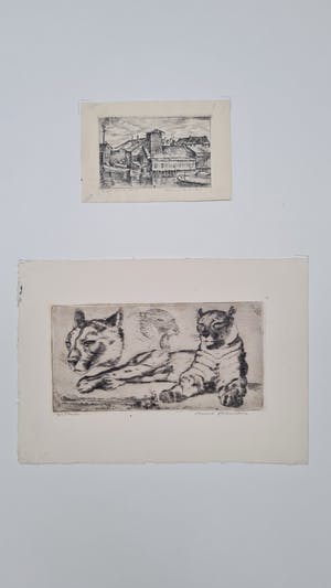 Kuno Brinks - 2 etsen: Poema's - Bickerseiland kopen? Bied vanaf 100!