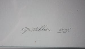 Ger Dekkers - "Breakwater of basalt with cloudbanks near Westhoek" kopen? Bied vanaf 200!