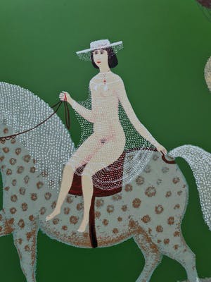 Willem Westbroek - Walking the cat ' Portait of the mayor André van der Louw met naakte vrouw kopen? Bied vanaf 50!