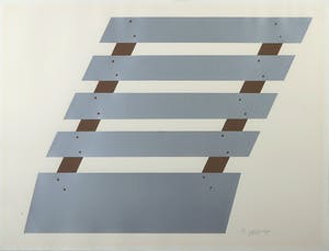 David van de Kop - Zeefdruk, Zonder titel - Ingelijst kopen? Bied vanaf 35!