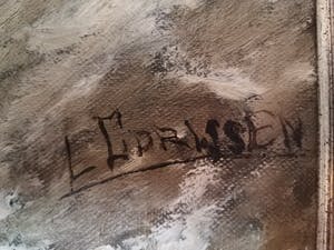 Niet of onleesbaar gesigneerd - Winters dorpszicht kopen? Bied vanaf 1!