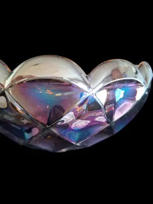 Eda Glasbruk - Schaal in Carnival glas kopen? Bied vanaf 45!