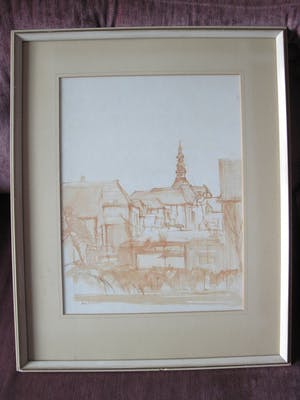 Jan Lofvers - Zicht op de kerktoren kopen? Bied vanaf 25!