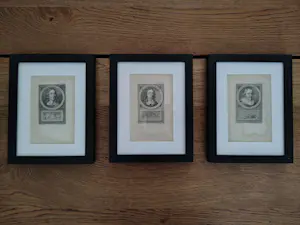 AcheterJacobus Buys - 3 gravures van Jacob Cats, Joan de Witt, Cornelis de Witt? Enchérissez de 100!