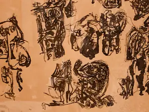 Theo Wolvecamp - zonder titel met lijst kopen? Bied vanaf 1!