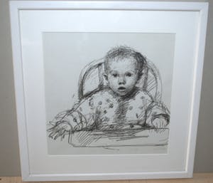 Aat Veldhoen - litho kind - potloodgesigneerd kopen? Bied vanaf 45!