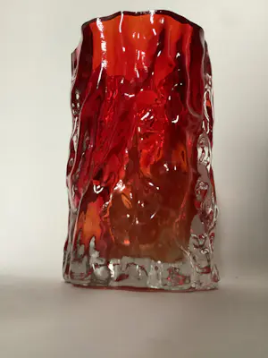 Ingrid Glas - 2 Vintage Boomschors vazen kopen? Bied vanaf 55!