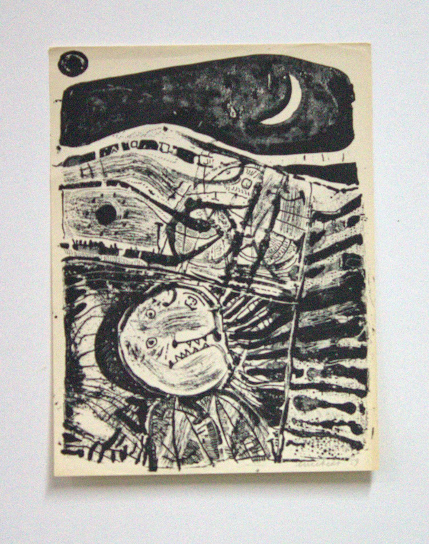 Lucebert - Litho van Lucebert verkocht voor € 135!