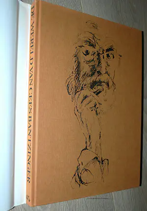 Cees Bantzinger - meisje in café 1974 - tekening met aquarel - mooi ingelijst- incl hardcoverboek kopen? Bied vanaf 120!