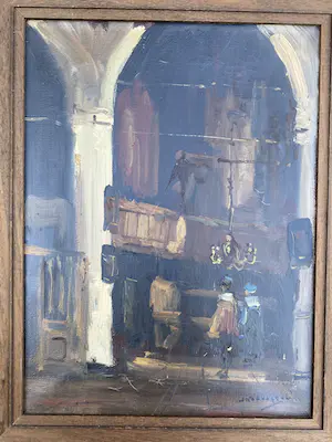 Jan Kelderman - Kerkinterieur strassbourg (frankrijk) kopen? Bied vanaf 19!