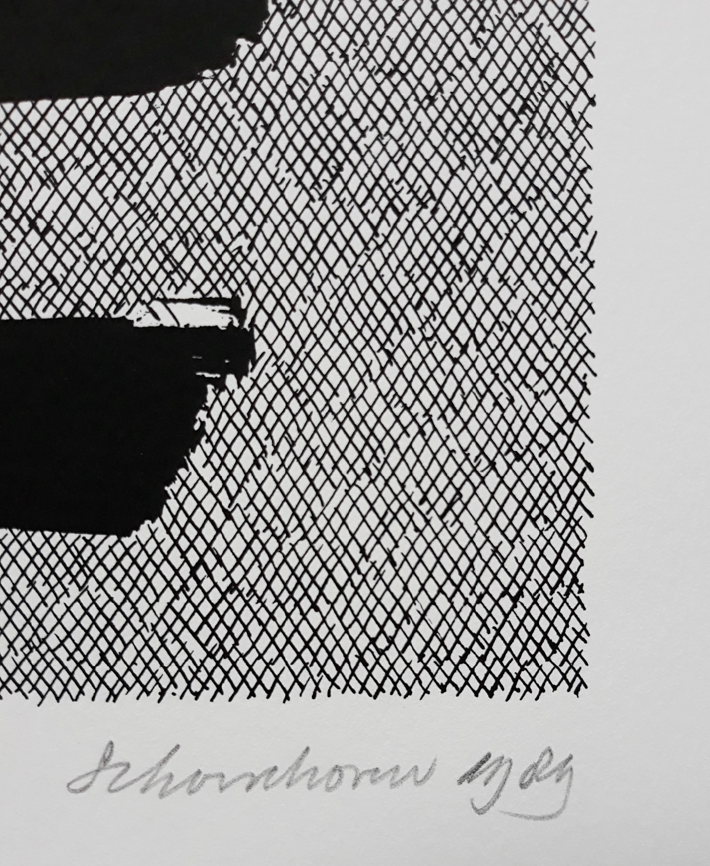 Jan Schoonhoven - Abstracte compositie, zeefdruk kopen? Bied vanaf 675!