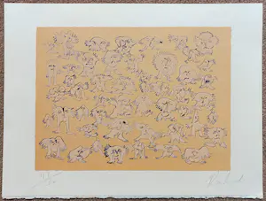 Reinhoud D'Haese - Figuurtjes, litho kopen? Bied vanaf 110!