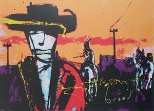 Herman Brood - 'Indian Escort' - Nieuw ingelijst (Groot) kopen? Bied vanaf 580!