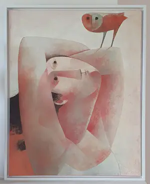 Peter Harskamp - Vrouw met Vogel kopen? Bied vanaf 1800!