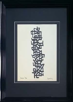 Siep van den Berg - Inkt op papier uit 1960 of 1961 verkocht voor € 100!