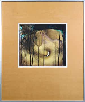 Jurjen Ravenhorst - Lithografie, Nocturne - Inglijst verkocht voor € 80!