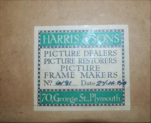 Otto Eerelman - aquarel - wagen met twee paarden - fraai ingelijst kopen? Bied vanaf 300!