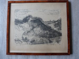 Otto Hanrath - Litho, De Nes Texel. kopen? Bied vanaf 30!