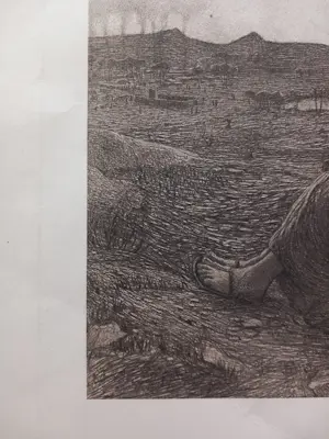 Jean Francois Raffaëlli - 1898-La Lépreuse (De melaatse vrouw) kopen? Bied vanaf 145!