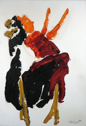 Jan Sierhuis - Olieverf op doek, Soleares - Ingelijst (Groot) kopen? Bied vanaf 1200!