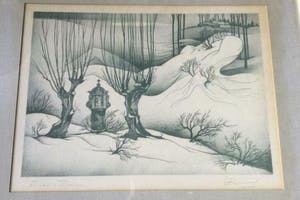 Oscar Hector Bonnevalle - Winter in Flander - the hidden woman kopen? Bied vanaf 1!