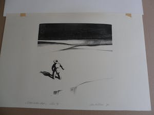 Jan Spijkers - Litho. Titel, "Close to the edge". kopen? Bied vanaf 25!