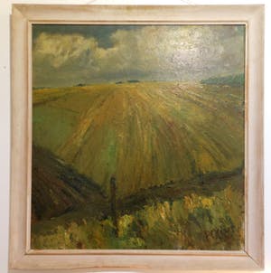 Piet Kloes - Impressionistisch landschap kopen? Bied vanaf 50!