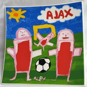 Plateelfabriek Schoonhoven N.V. - Porseleinen bord "Ajax" kopen? Bied vanaf 60!