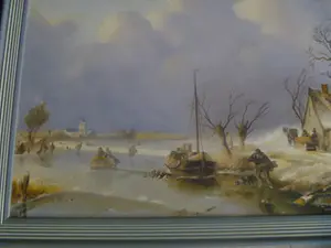 Peter Meuleners - prachtig schilderij - winterlandschap kopen? Bied vanaf 44!