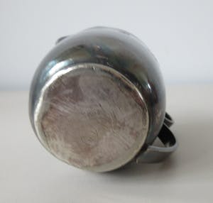 Georg Nilsson - Verzilverd hand gehamerd (koffie) melkkannetje uitgevoerd voor Gero kopen? Bied vanaf 25!