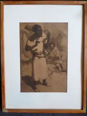 Frans Hogerwaard - Slangenbezweerder Tanger (MA) 1920 vendu pour 72€ !
