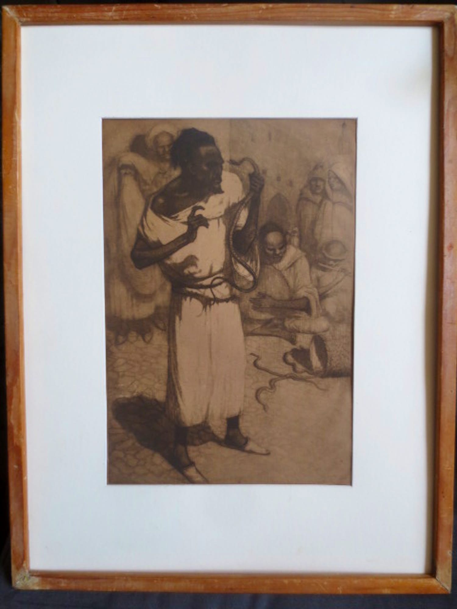 Frans Hogerwaard - Slangenbezweerder Tanger (MA) 1920 verkocht voor € 1!