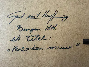 Gert van 't Hoff - Verzonken Muur kopen? Bied vanaf 35!