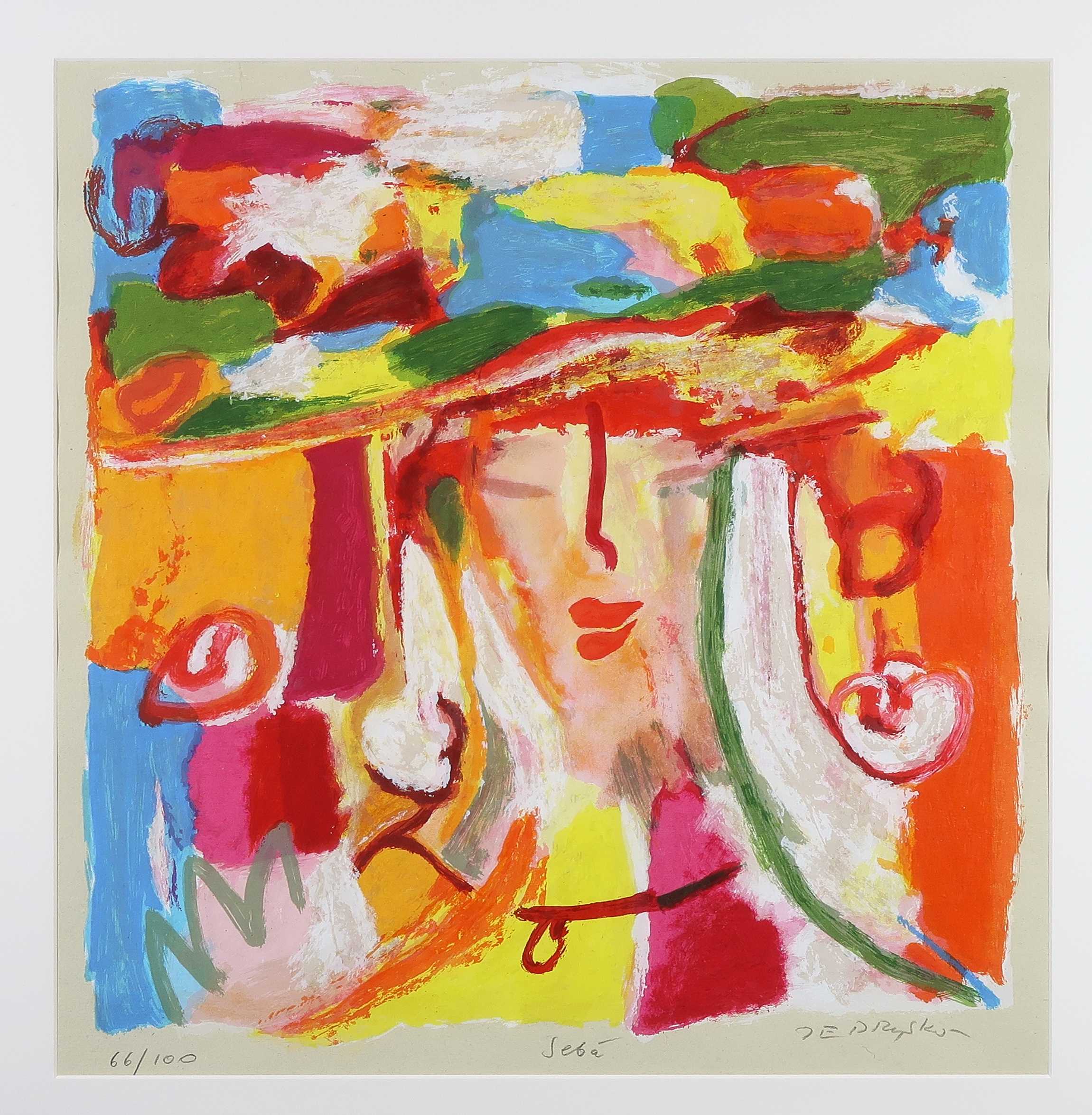 Marta Jedrysko - Zeefdruk, Seba - Ingelijst kopen? Bied vanaf 35!