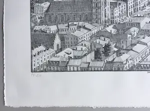 Stefan Bleekrode - lithografie ‘Krakau’ - 2017 kopen? Bied vanaf 250!