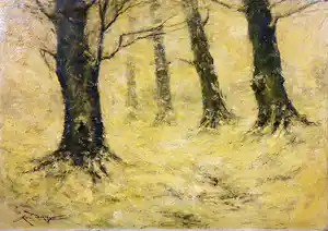 René Dekeyser - Olieverf op doek, Zonder titel verkocht voor € 100!