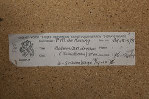 Paul Martin Koning - Bohemian Dream (simultaan) - 4/12 - 1976 - ets en aquatint op papier kopen? Bied vanaf 20!