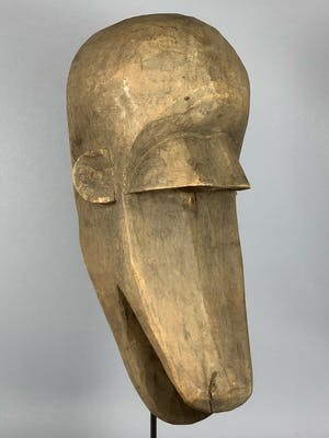 Dogon - 180709 - Old Tribal used African Bambara mask - Mali. kopen? Bied vanaf 65!