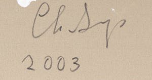 Christine Spierings - Olieverf op doek, Z.t. Rood (Groot) kopen? Bied vanaf 70!