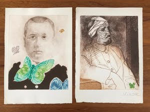 Manuel Viusa i Camps - 2 prachtige litho's - Eén gesigneerd - goede staat kopen? Bied vanaf 45!